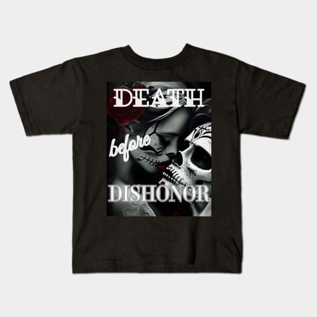 DEATH B4 DISHONOR Kids T-Shirt by 4u2env